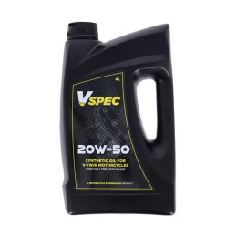 Vspec 20W50 volledig synthetische motorolie 4 liter