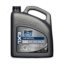 Motorolie 20W50 mineraal Bel-Ray EXL 4T 4L