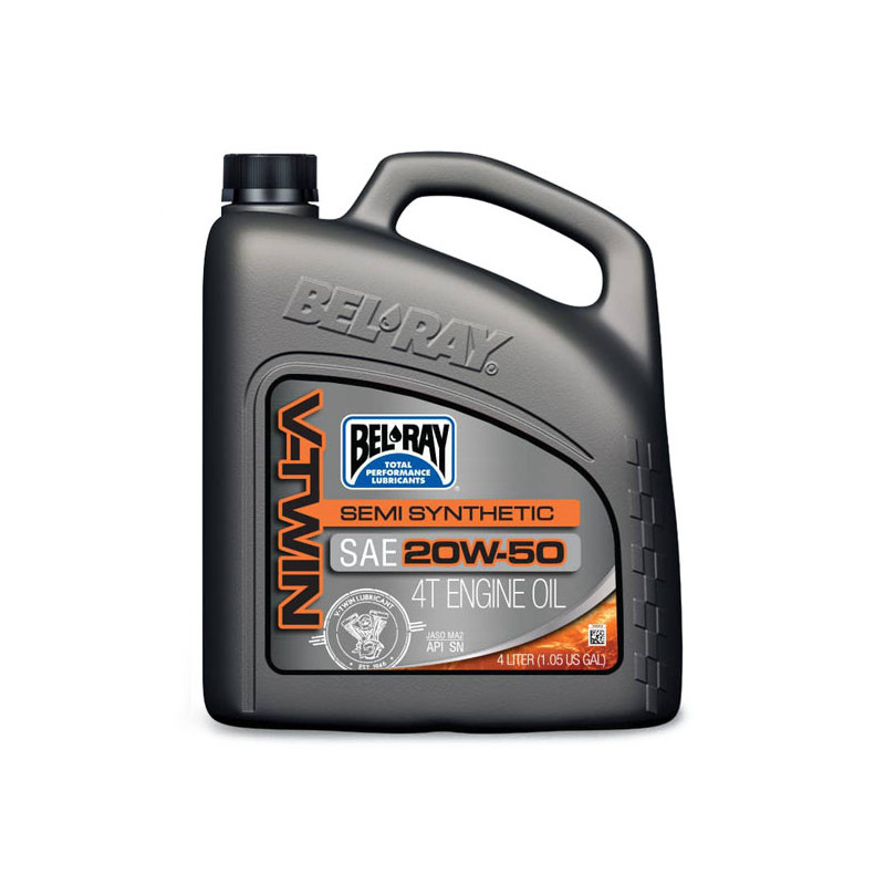 Motorolie 20W50 semi-synthetisch Bel-Ray V-Twin 4L