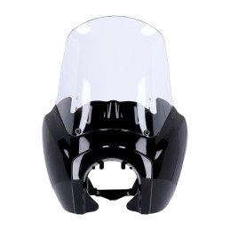 Koplamp fairing zwart voor Harley Davidson Dyna 2006-2017