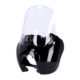 Koplamp fairing zwart voor Harley Davidson Dyna 2006-2017