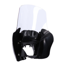 Koplamp fairing zwart voor Harley Davidson Dyna 2006-2017