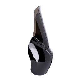 Koplamp fairing zwart met getint windscherm voor Harley Davidson Dyna