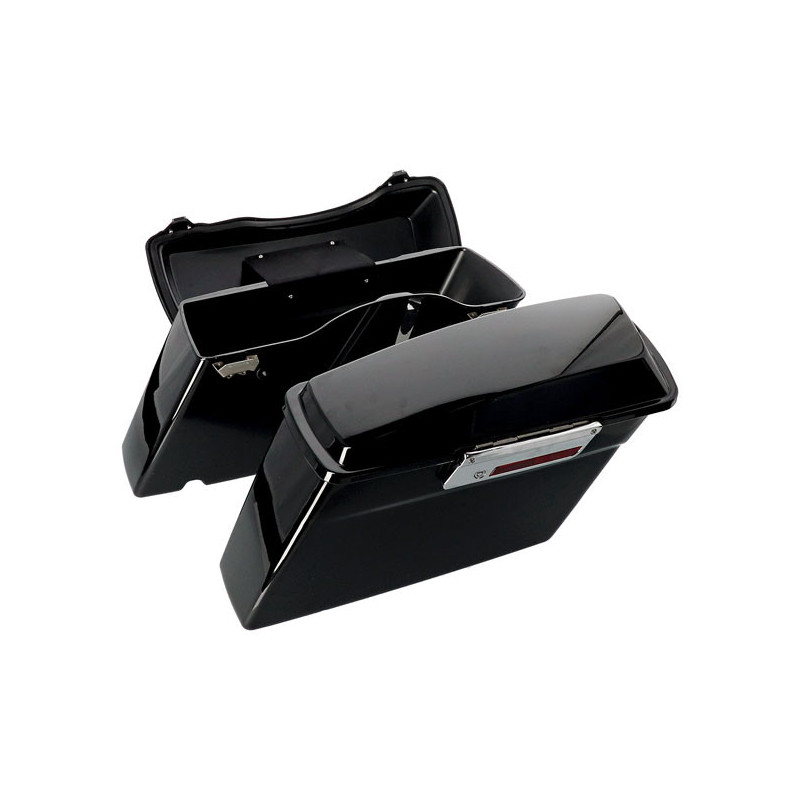 Koffer set zwart voor Harley Davidson Touring 1993-2013