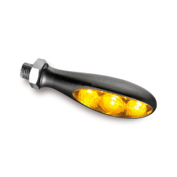 Kellermann Micro S Dark Achter Knipperlicht Zwart