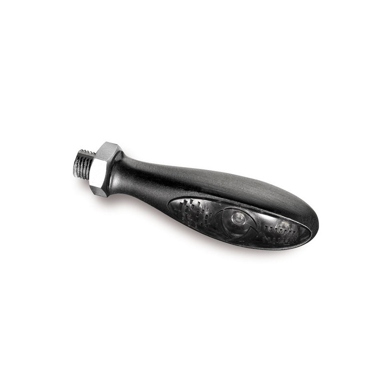Kellermann Micro S Dark Achter Knipperlicht Zwart