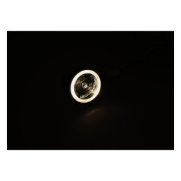 LED knipperlicht Kellermann Bullet 1000 chroom wit licht