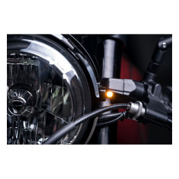 LED knipperlicht Kellermann Bullet Atto Dark zwart
