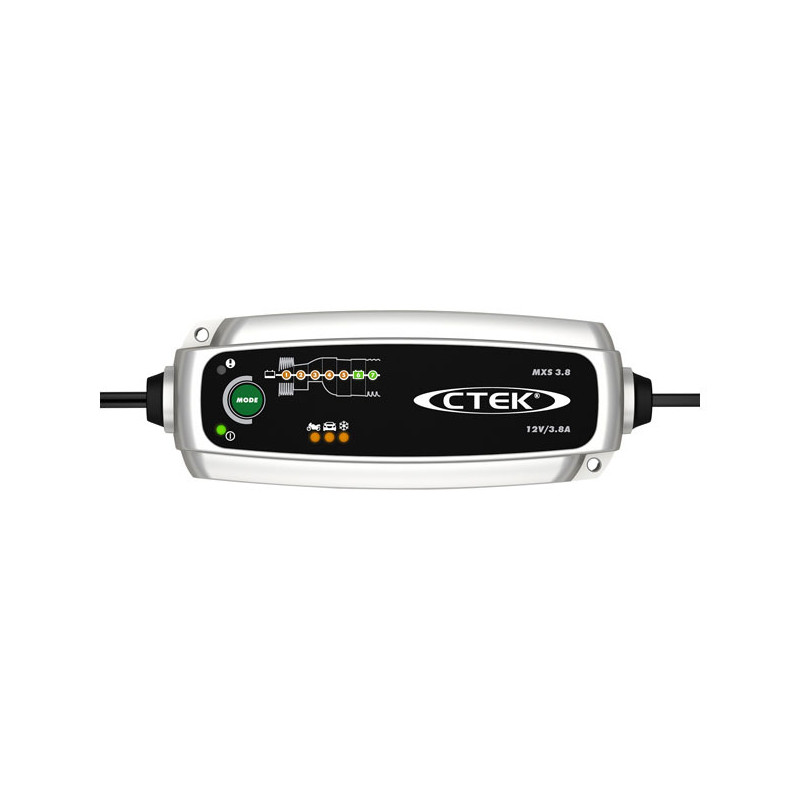 CTEK MXS 3.8 acculader 12V motor en auto