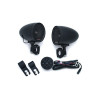 Audio speakerset voor motorfiets Kuryakyn Road Thunder Speaker Pods Kit 100W zwart