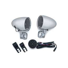 Audio speakerset motorfiets Kuryakyn Road Thunder 100W chroom