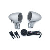 Audio speakerset voor motorfiets Kuryakyn Road Thunder Speaker Pods Kit 100W chroom