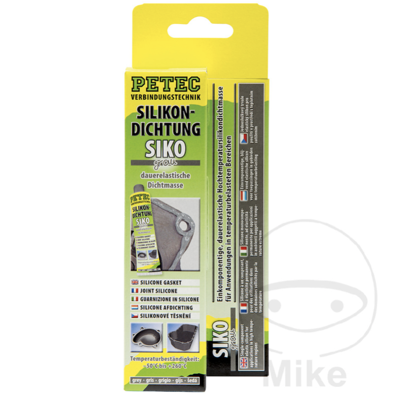 Vloeibare pakking grijs Petec 70 ml siliconenkit