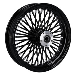 Achterwiel 3.50 x 16 Fat Spoke Tubeless zwart MCS 48 spaaks