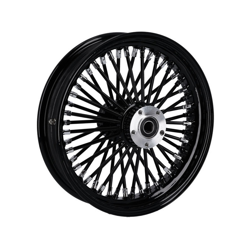 Achterwiel 3.50 x 16 Fat Spoke Tubeless zwart MCS 48 spaaks