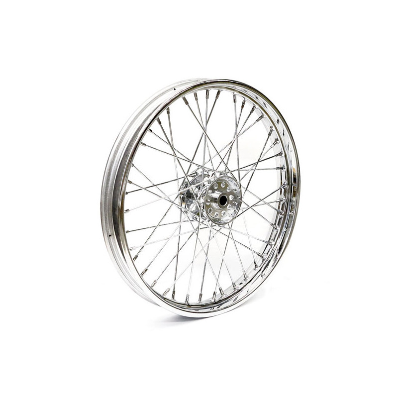Voorwiel FL Electra Glide 2.15 x 21 trommelrem chroom