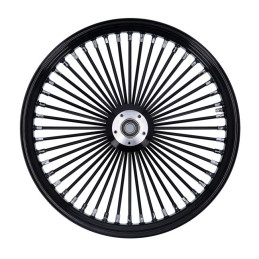 Fat Spoke voorwiel 3.50 x 23 Dual Flange Tubeless zwart MCS