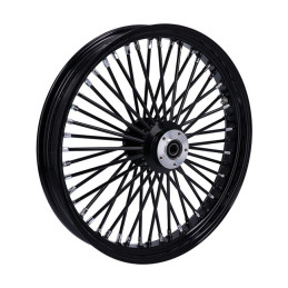 Fat Spoke voorwiel 3.50 x 23 Dual Flange Tubeless zwart MCS
