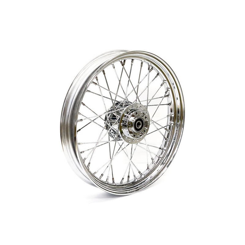 Voorwiel Harley XL Sportster 19 inch 40 Spaaks Chroom