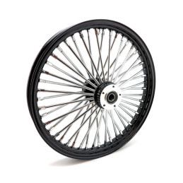 Fat Spoke voorwiel Harley 2.15 x 21 Tubeless Zwart