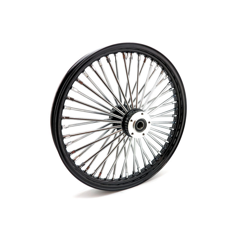 Fat Spoke voorwiel Harley 2.15 x 21 Tubeless Zwart