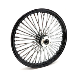 Fat Spoke voorwiel Harley 2.15 x 21 Tubeless Zwart