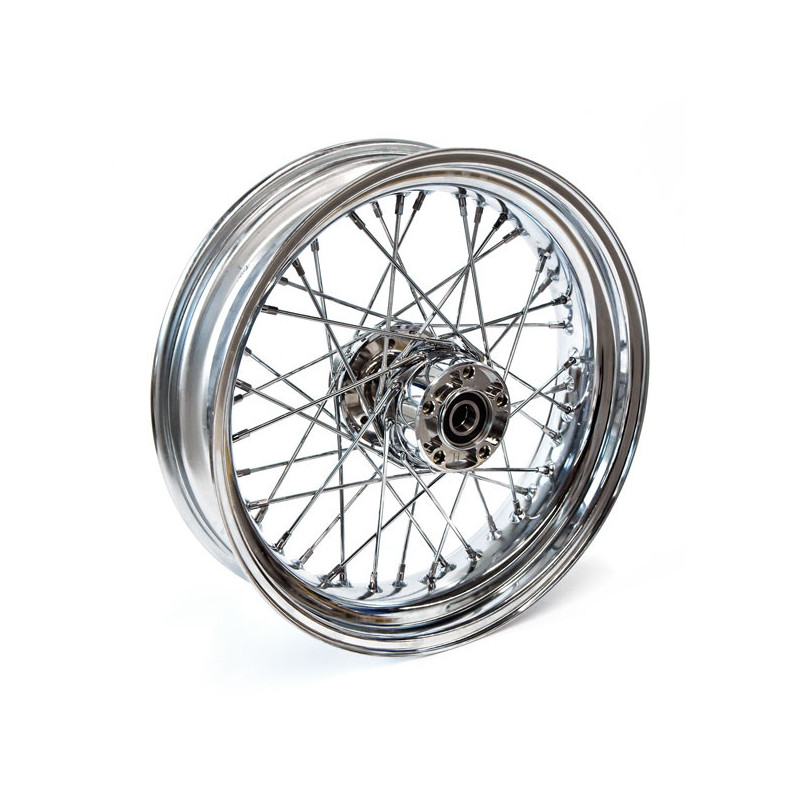 Achterwiel Harley Dyna 4.50 x 17 40 Spaaks Chroom