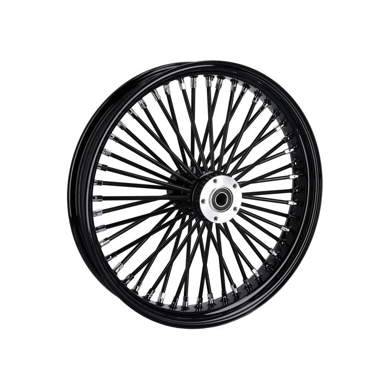 Fat Spoke Voorwiel Touring 2000-2007 3.50 x 21 Zwart