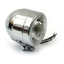 Motor koplamp 4 inch H4 chroom E-keur met stadslicht
