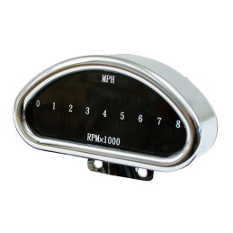 Elektronische MPH snelheidsmeter CNC aluminium chroom