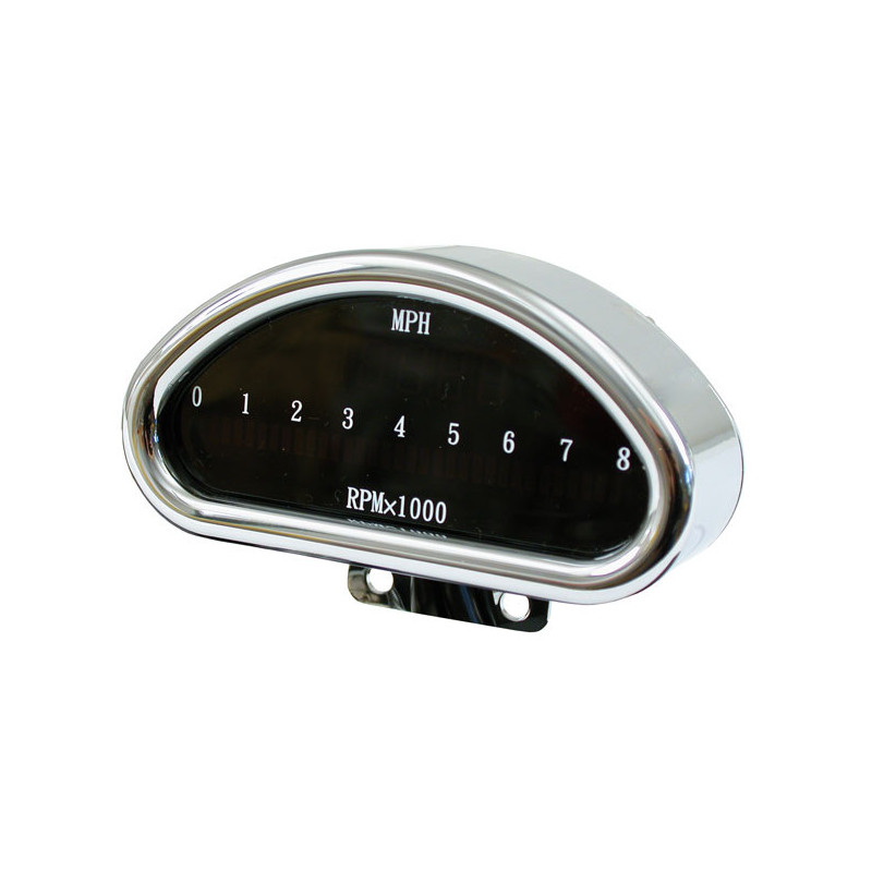 Elektronische MPH snelheidsmeter CNC aluminium chroom