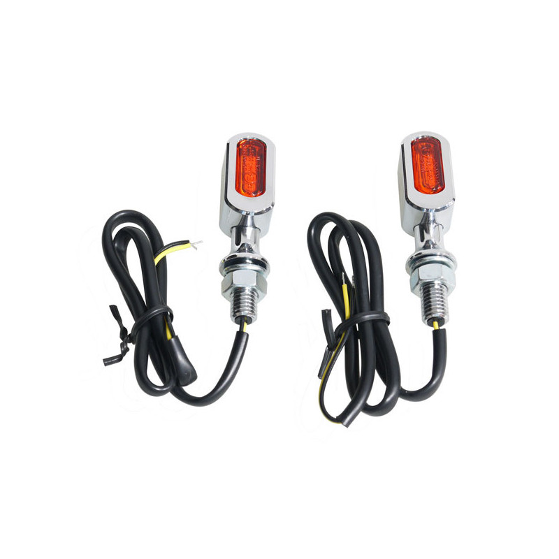 LED achterlicht met knipperlichten Fastline 3-in-1 chroom