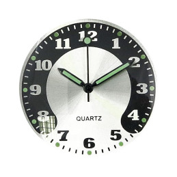 Stuurklok zwart voor 1 inch en 1-1/4 inch stuur