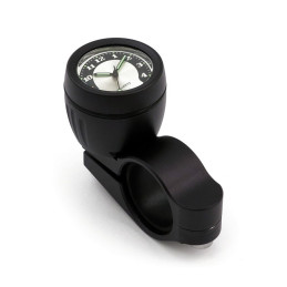Stuurklok zwart voor 1 inch en 1-1/4 inch stuur