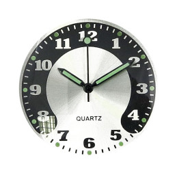 Stuurklok zwart voor 1 inch en 1-1/4 inch stuur