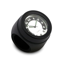 Stuurklok zwart voor 1 inch en 1-1/4 inch stuur