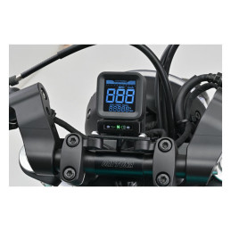 Daytona Cube digitale snelheidsmeter toerenteller zwart