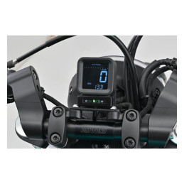 Daytona Cube digitale snelheidsmeter toerenteller zwart