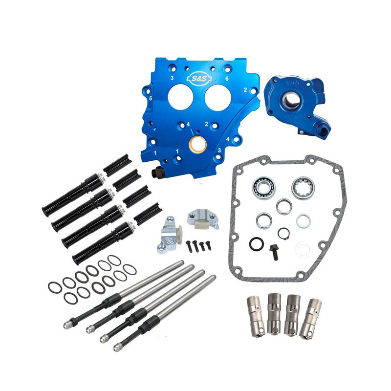 Cam Chest Kit Harley-Davidson Twin Cam 1999-2006 S&S Zwart