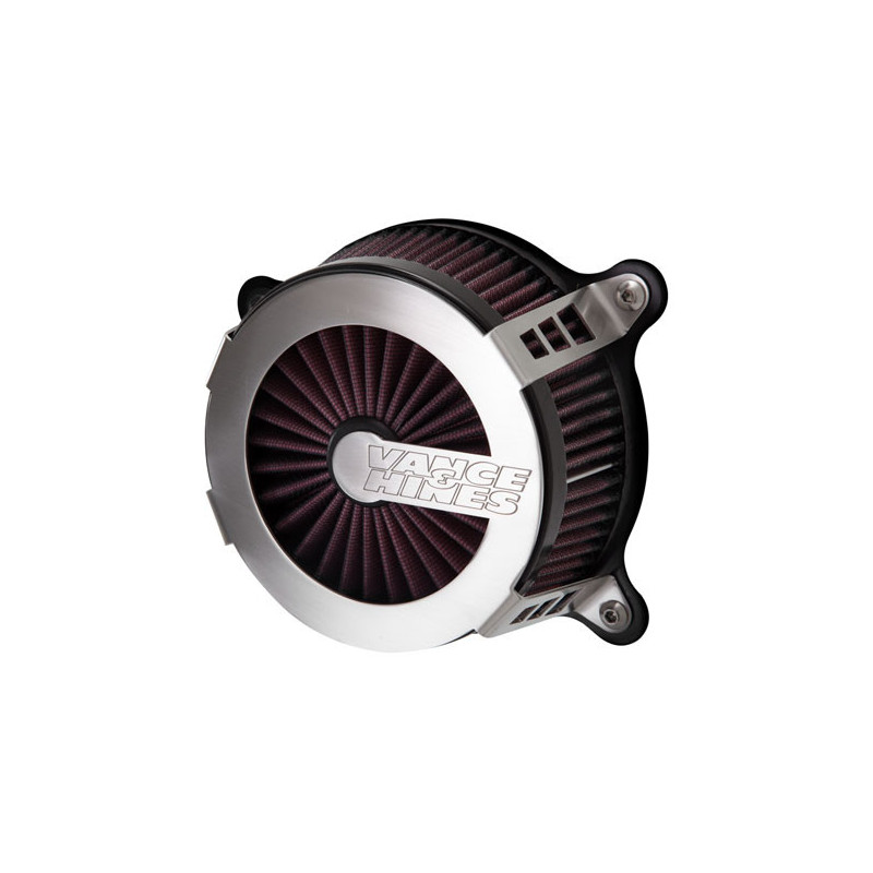 Vance & Hines VO2 Cage Fighter Luchtfilter Twin Cam RVS