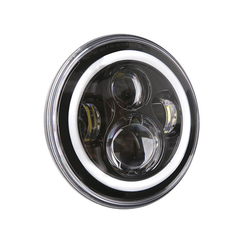 LED Koplamp 17,6 cm Chroom 6500K Halo E-keur