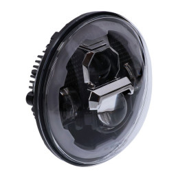 LED Koplamp 17,5 cm Zwart 6500K Halo E-keur