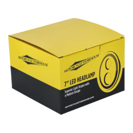 LED Koplamp 17,5 cm Zwart 6500K Halo E-keur