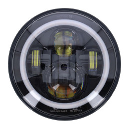 LED Koplamp 17,6 cm Zwart 6500K Halo E-keur