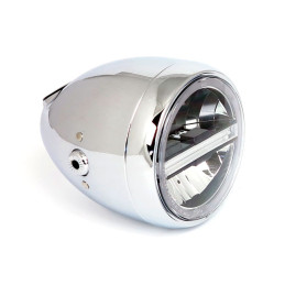 LED Koplamp 14,6 cm Chroom Daytona Neo Vintage E-keur