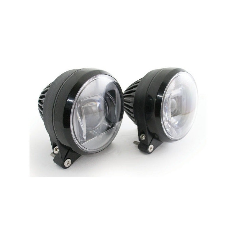 LED Koplamp 7,9 cm KOSO Hawkeye Grootlicht Zwart