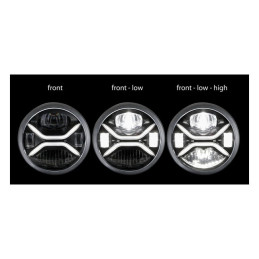 LED Koplamp 18,1 cm KOSO Xenith DRL E-keur