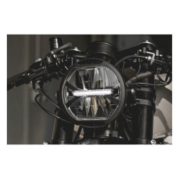 LED Koplamp 17 cm KOSO Thunderbolt Zwart E-keur