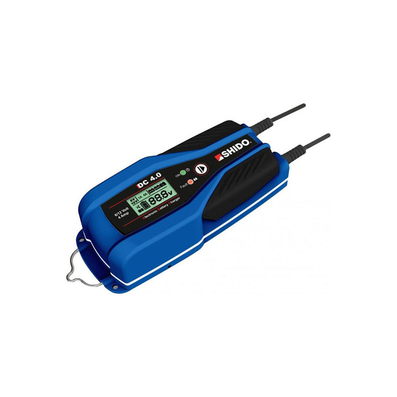 Acculader 6V 12V Shido 1A 4A Lithium AGM