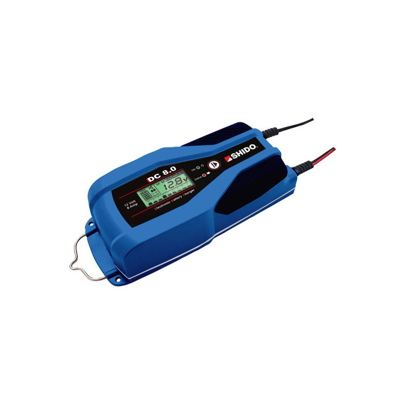 Acculader 12V Shido 2A-8A Lithium AGM Loodaccu